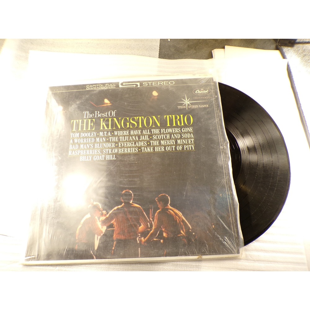 The Best of The Kingston Trio Vinyl LP Capitol Star Line Stereo ST 1705 Folk